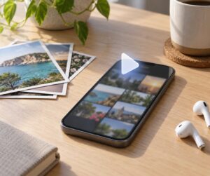 how to make a slideshow from iphone photos