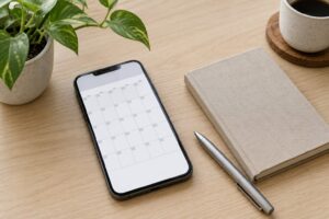 how to use the calendar app on iphone