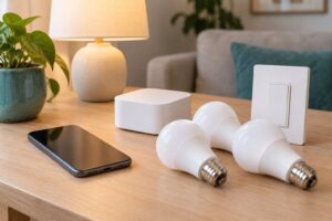 how to automate lights with iphone