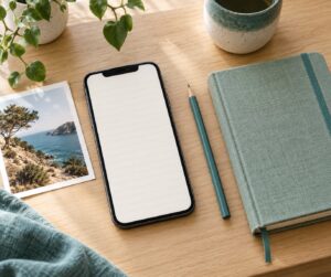how to use journal app on iphone