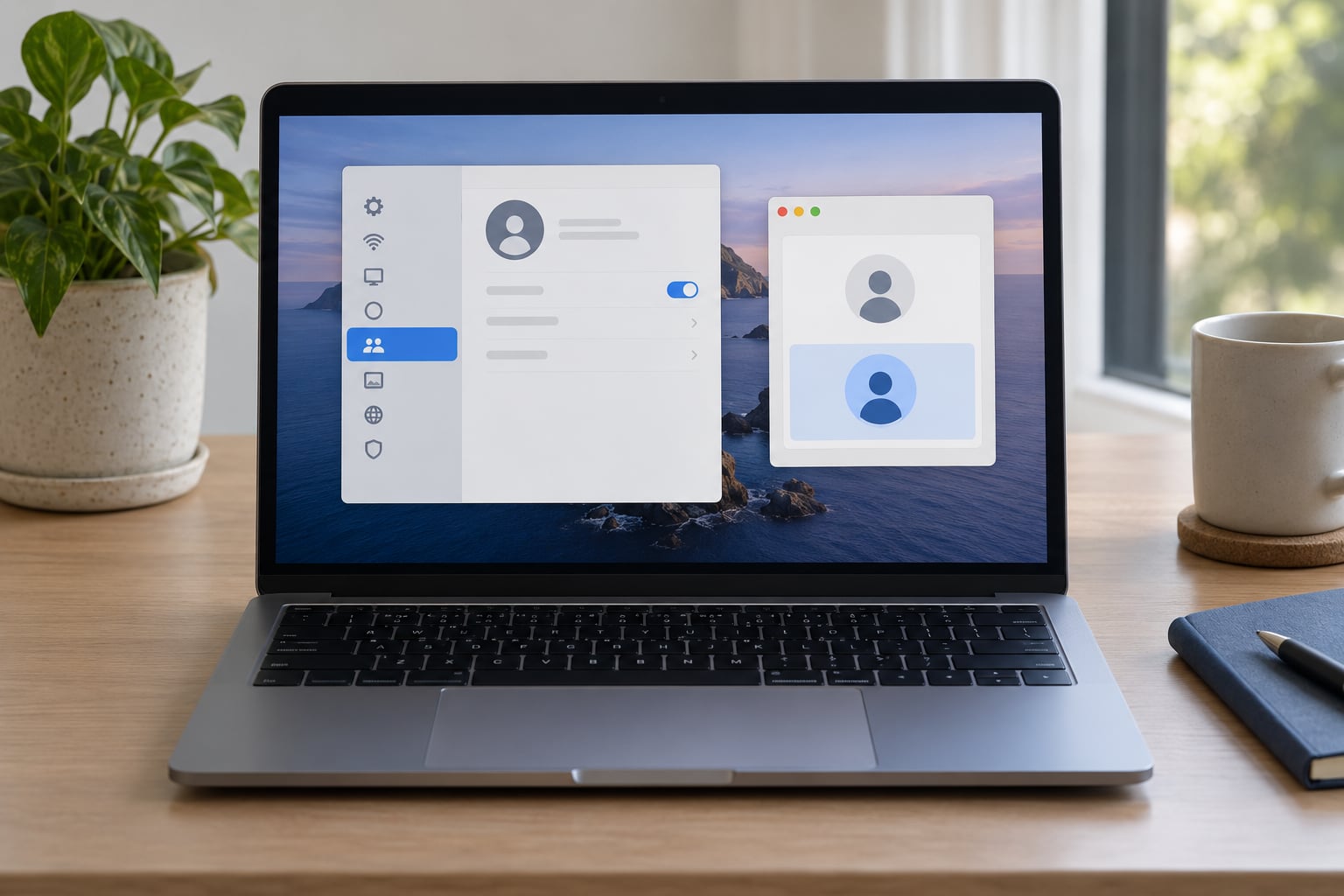 how to set up a guest account on mac