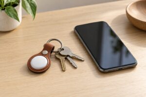 how to use airtag to find keys