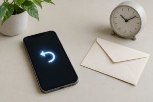 how to unsend an email on iphone