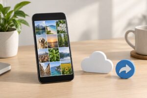 how to create a photo album and share it