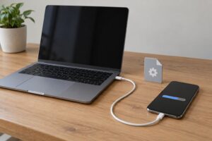 how to install an ios update manually