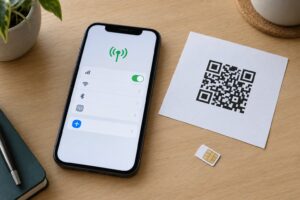 how to set up esim on iphone