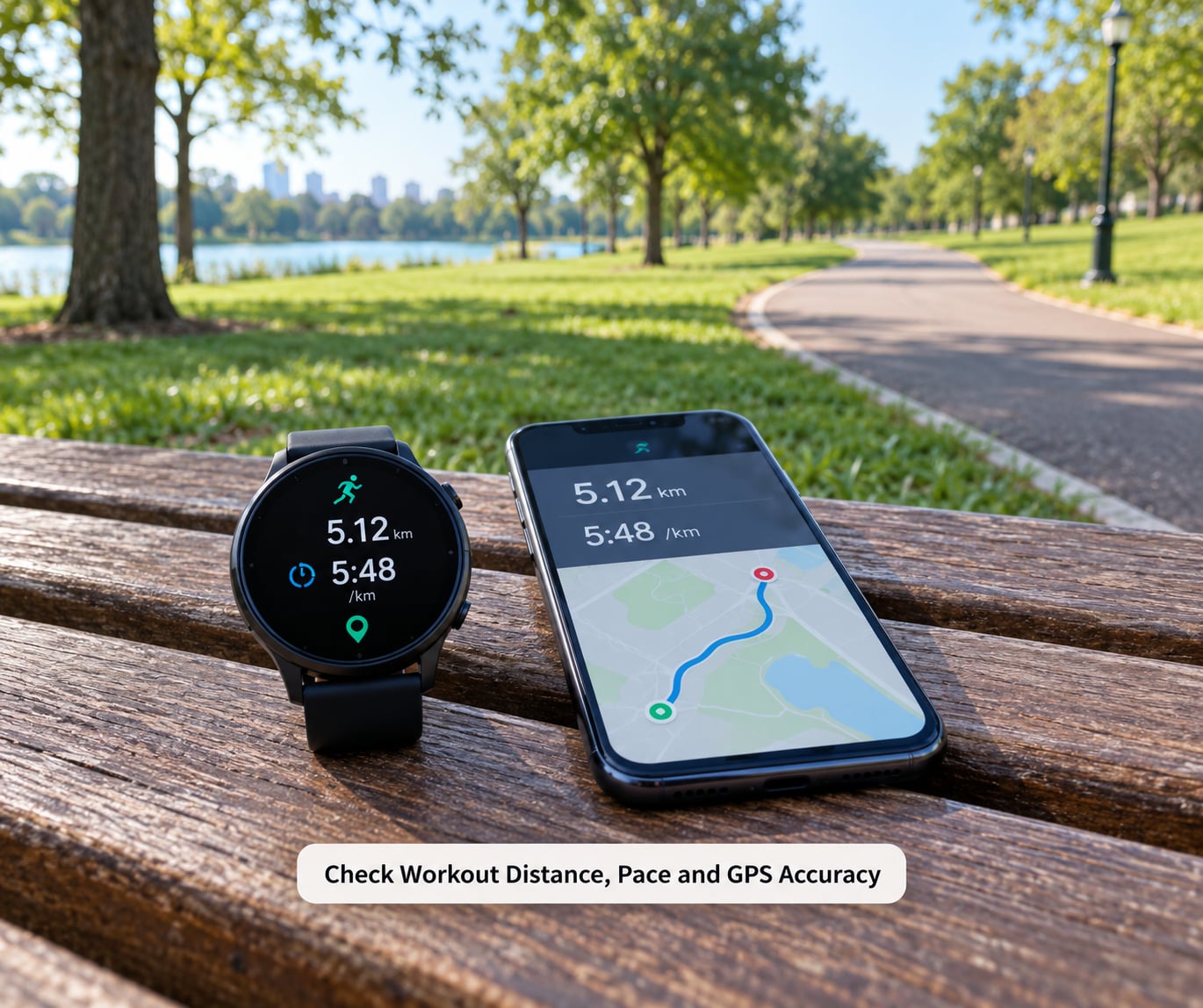 Check Workout Distance, Pace and GPS Accuracy