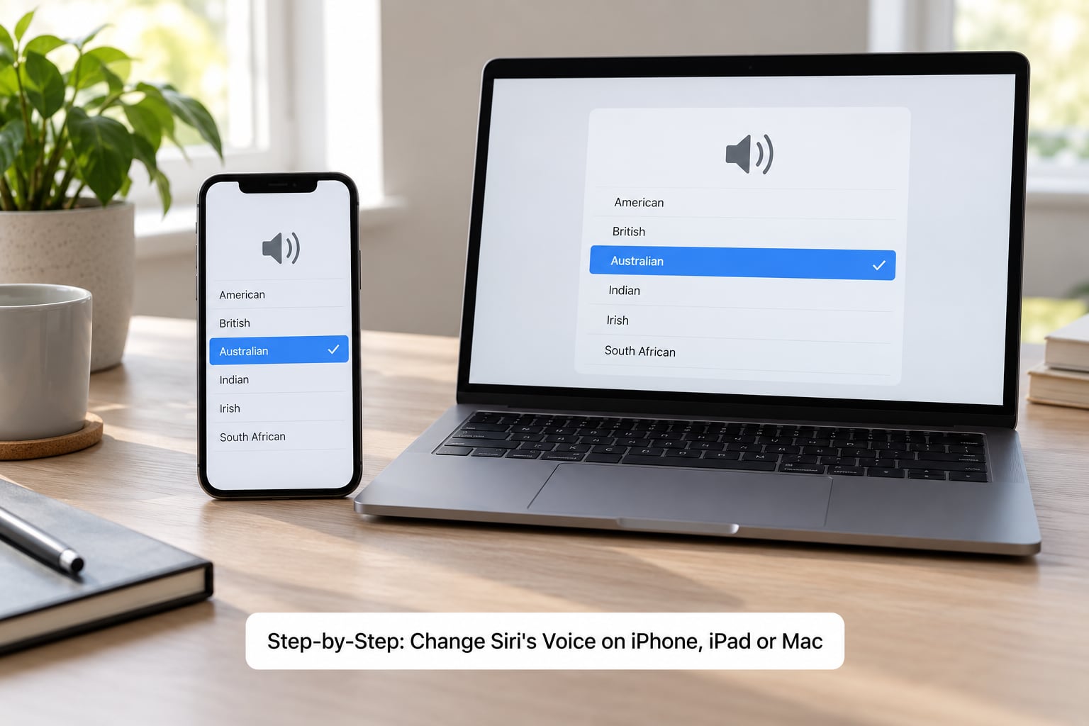 Step-by-Step: Change Siri's Voice on iPhone, iPad or Mac