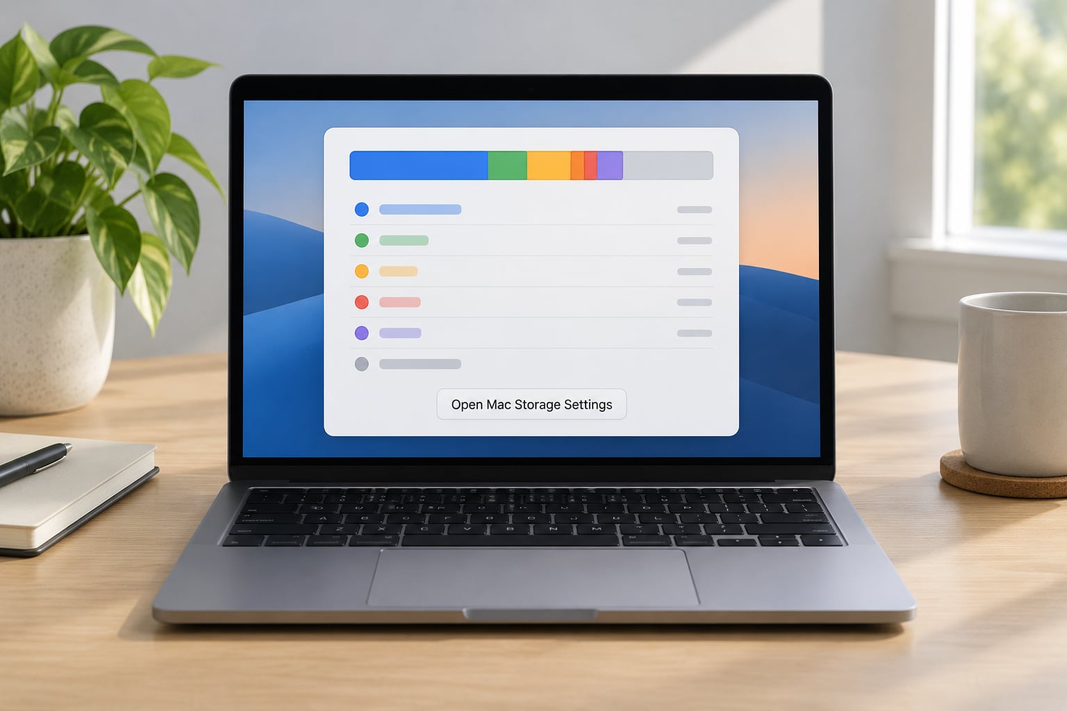 Open Mac Storage Settings