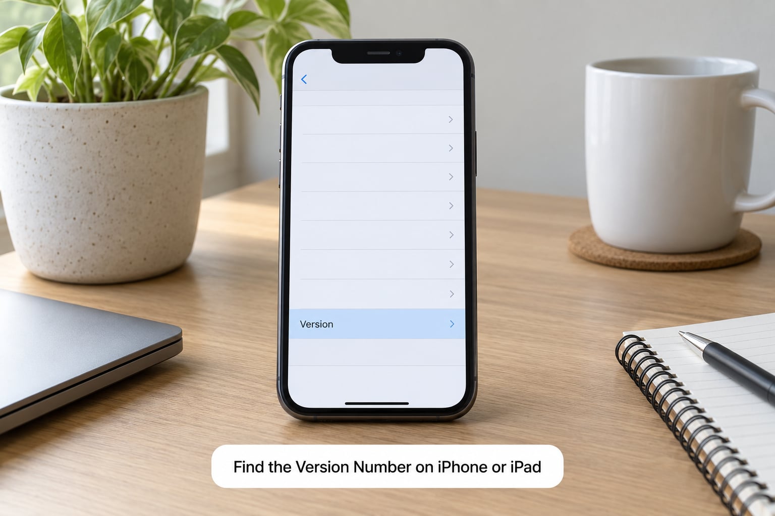 Find the Version Number on iPhone or iPad