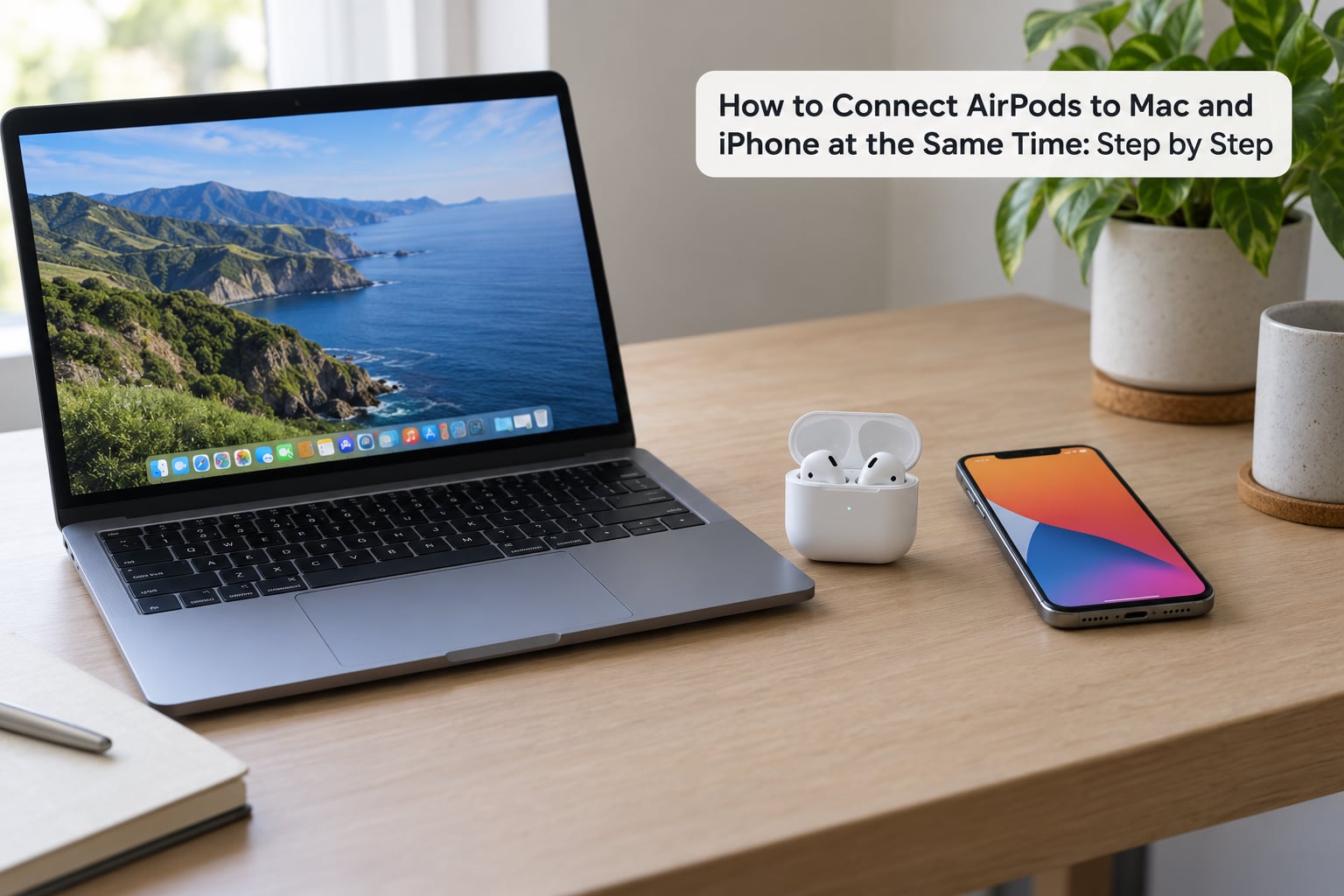 How to Connect AirPods to Mac and iPhone at the Same Time: Step by Step