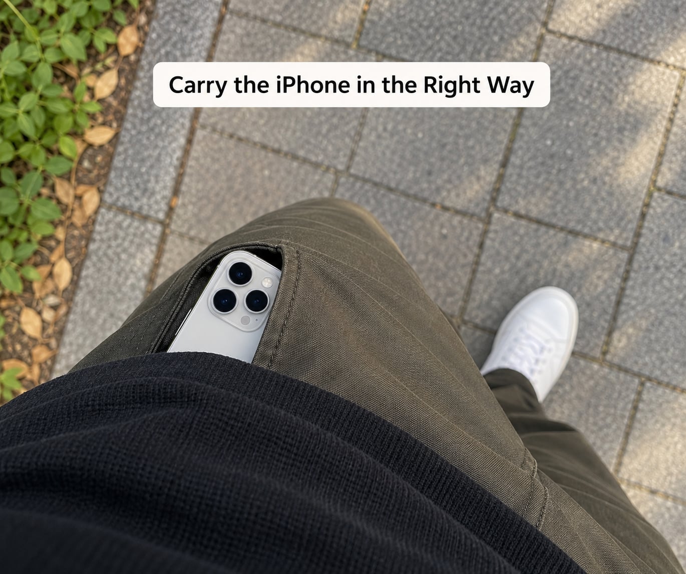 Carry the iPhone in the Right Way