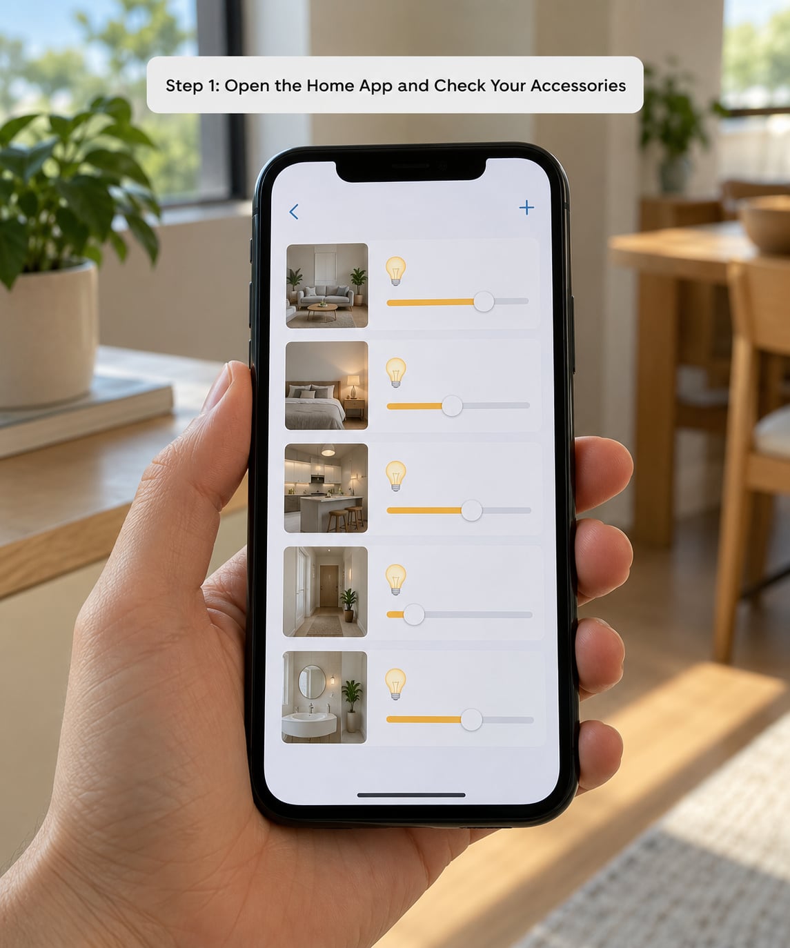 Step 1: Open the Home App and Check Your Accessories
