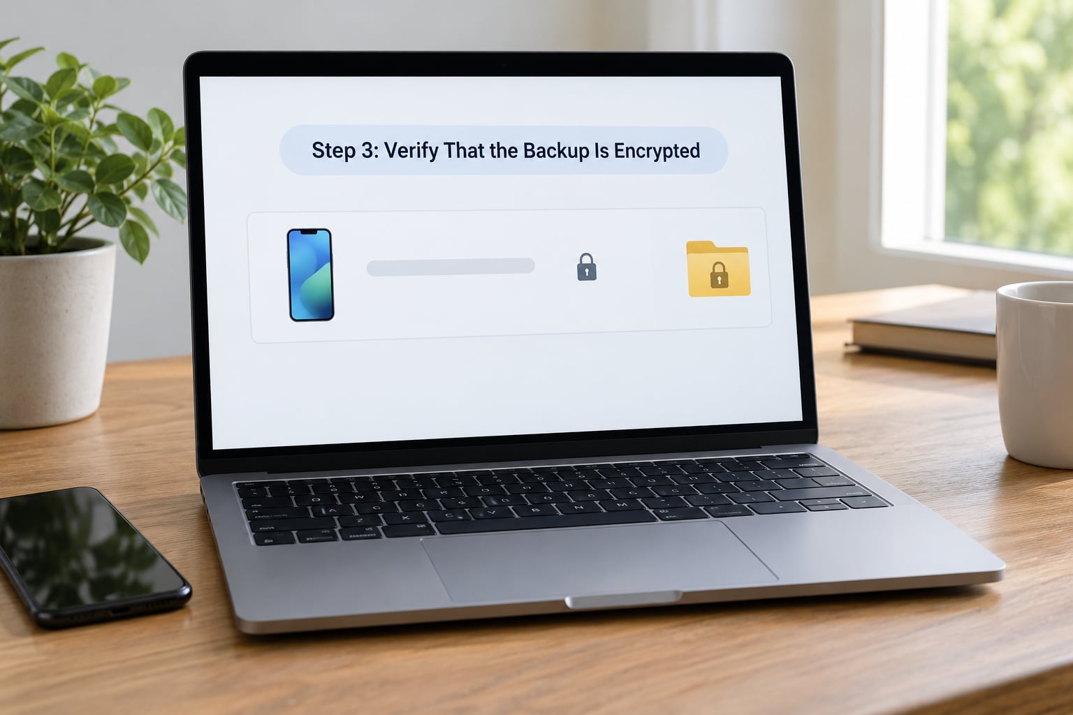 Step 3: Verify That the Backup Is Encrypted