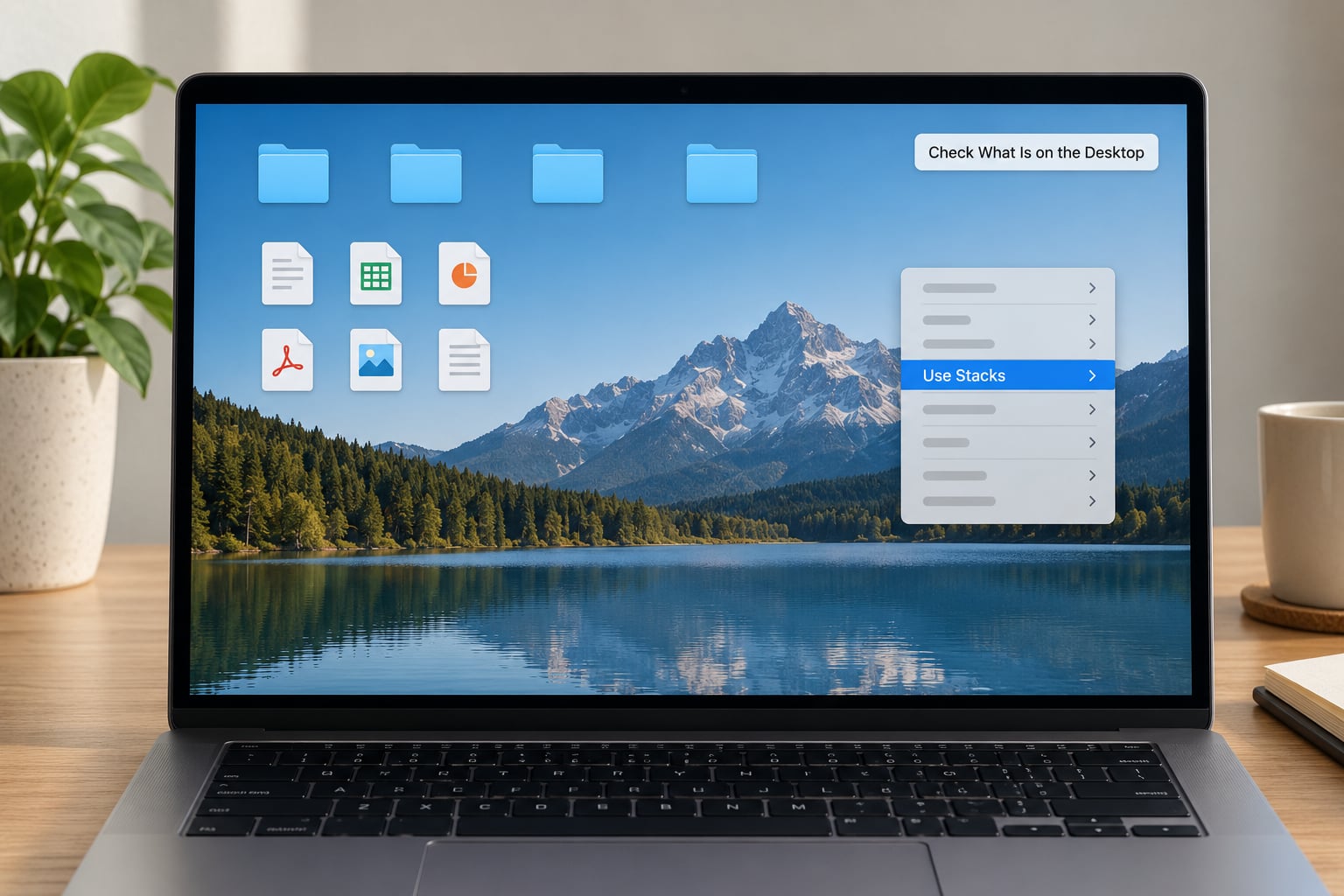 Check What Is on the Desktop