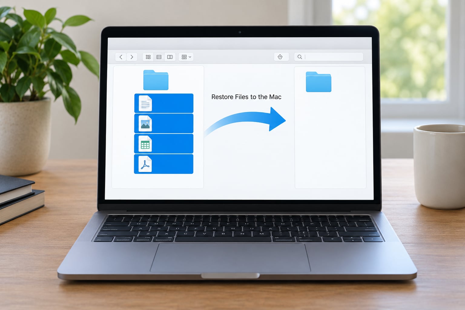Restore Files to the Mac