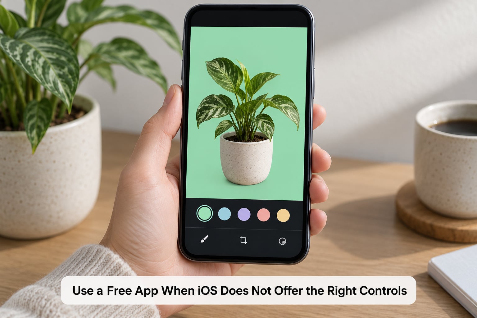 Use a Free App When iOS Does Not Offer the Right Controls