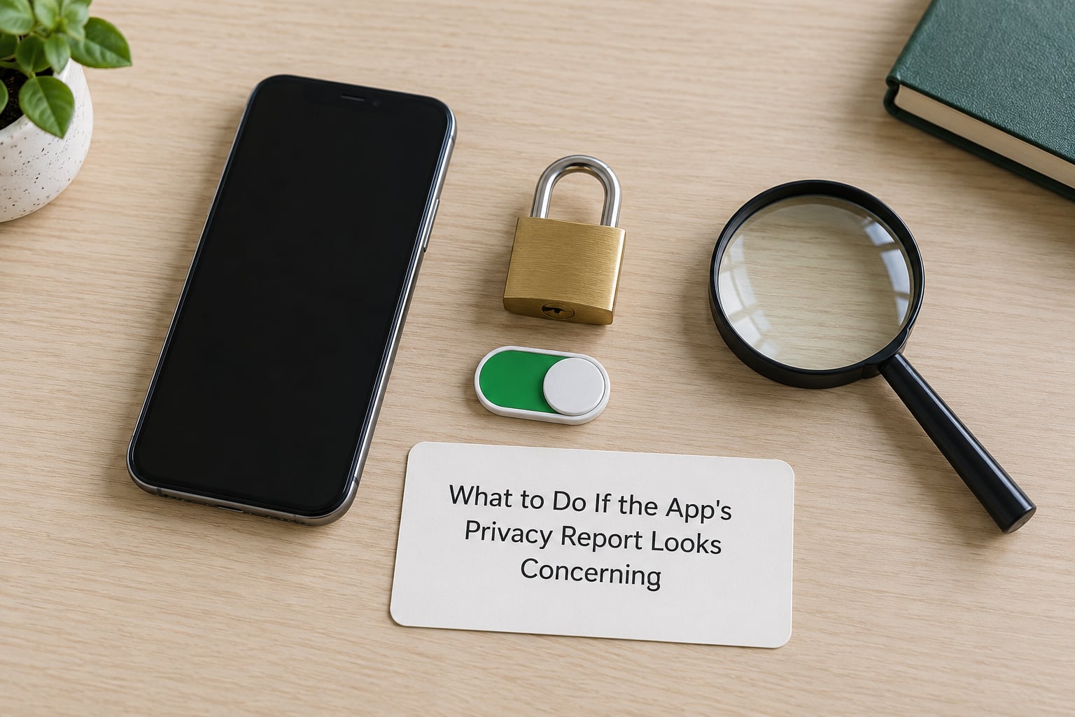 What to Do If the App's Privacy Report Looks Concerning
