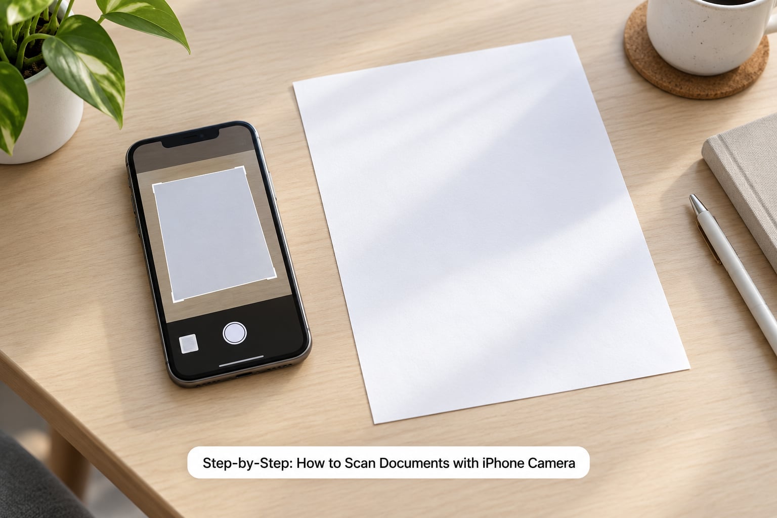 Step-by-Step: How to Scan Documents with iPhone Camera
