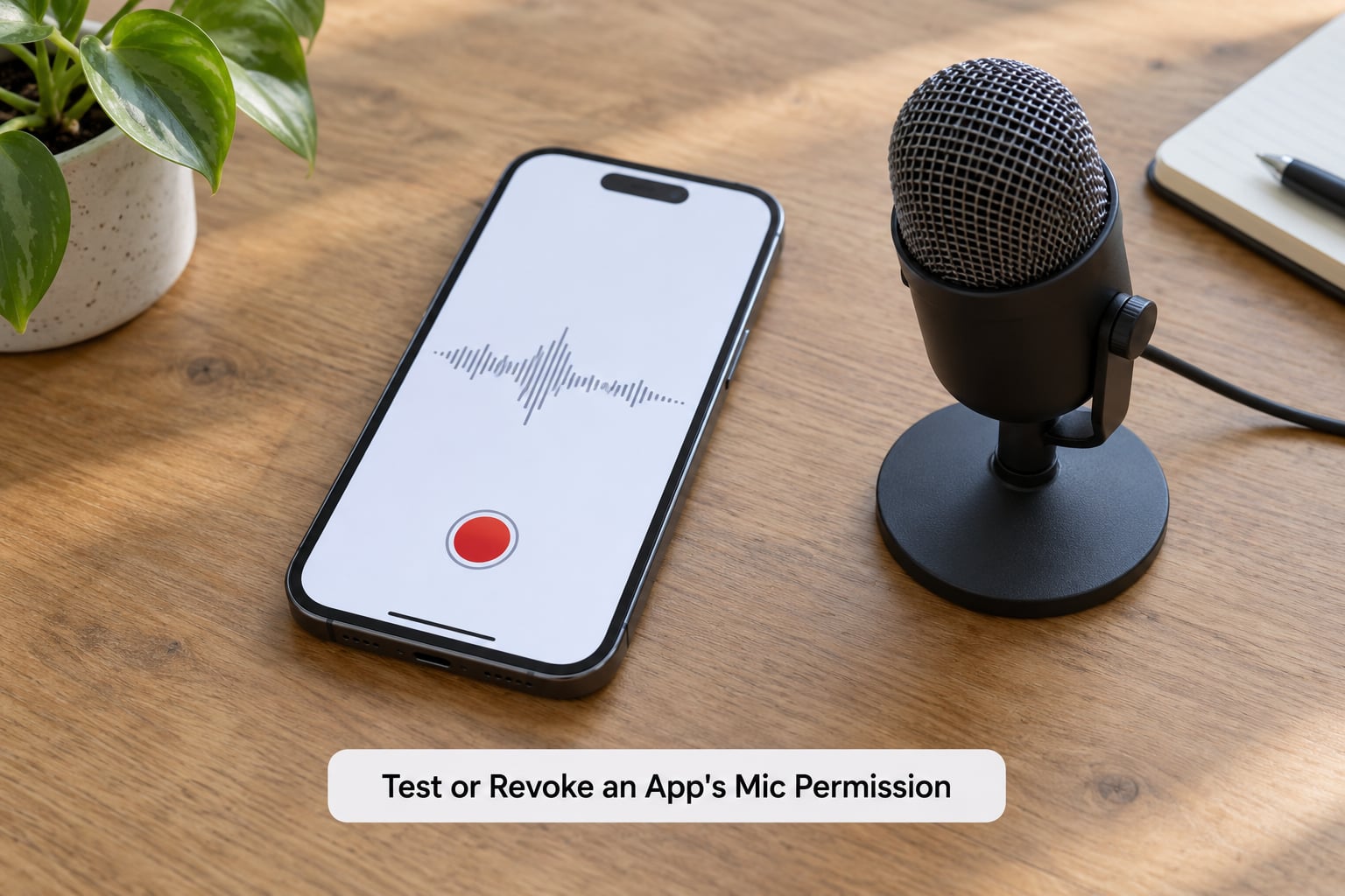 Test or Revoke an App's Mic Permission