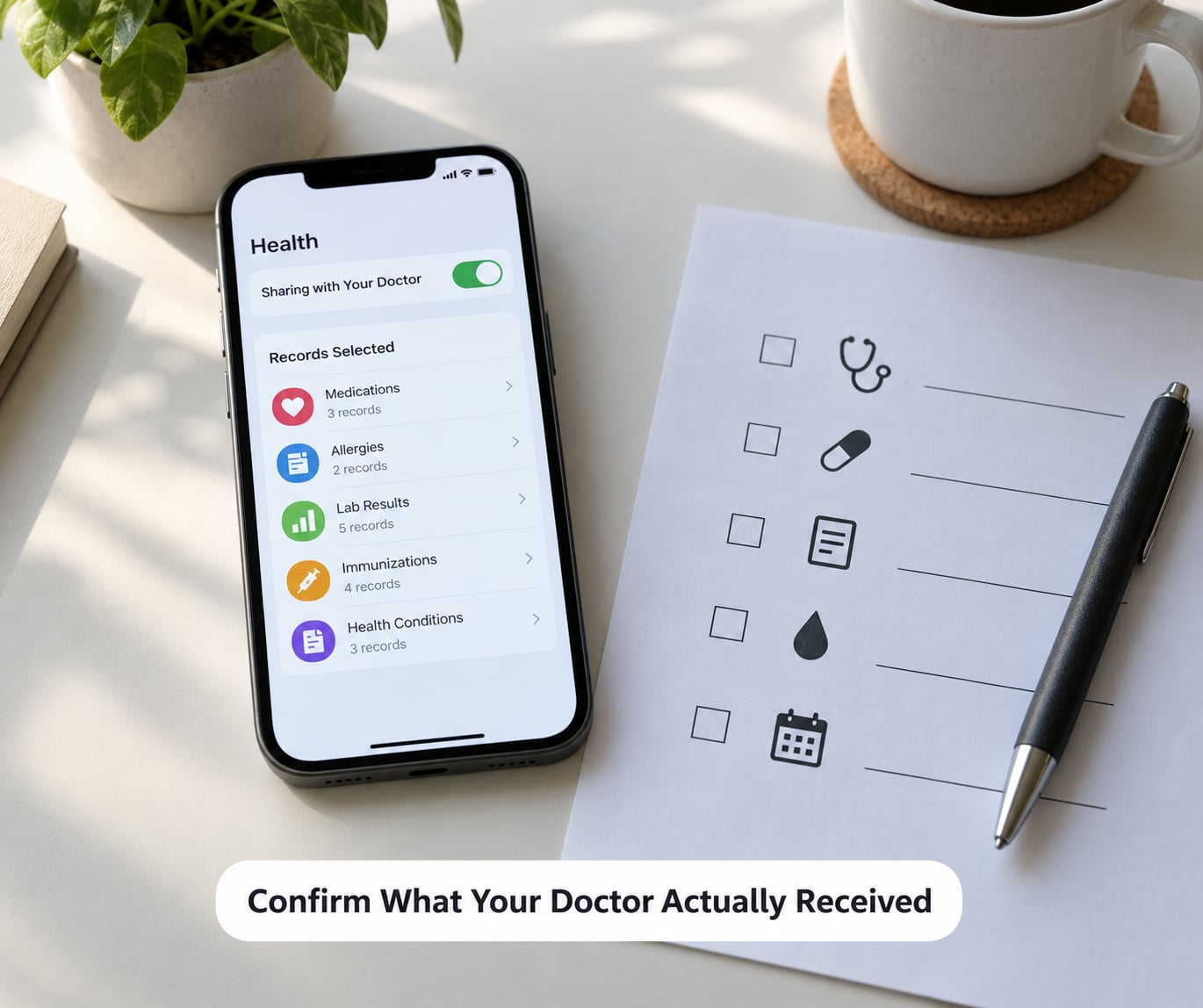 Confirm What Your Doctor Actually Received