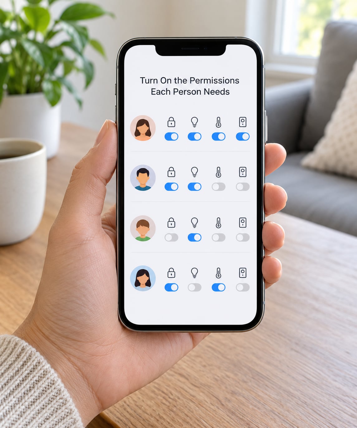 Turn On the Permissions Each Person Needs