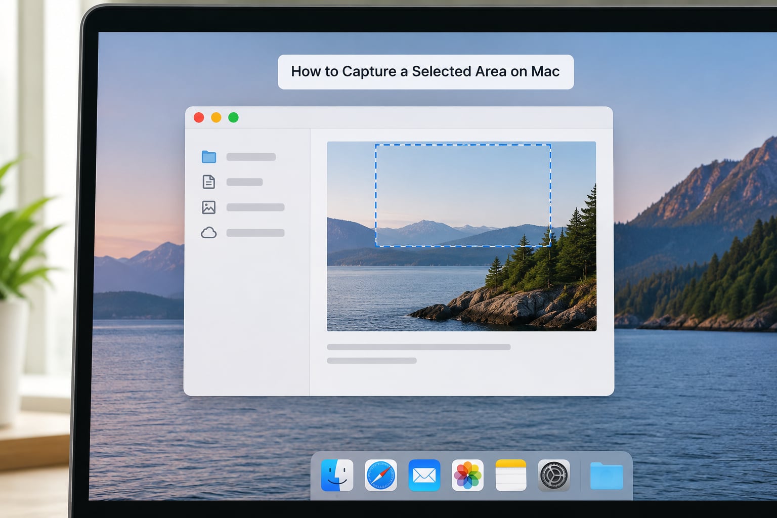 How to Capture a Selected Area on Mac