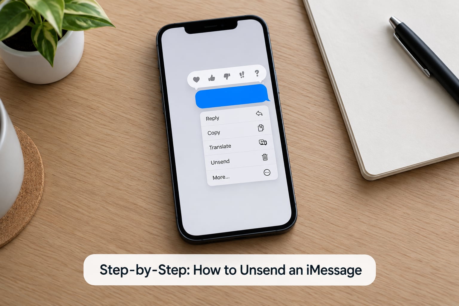 Step-by-Step: How to Unsend an iMessage