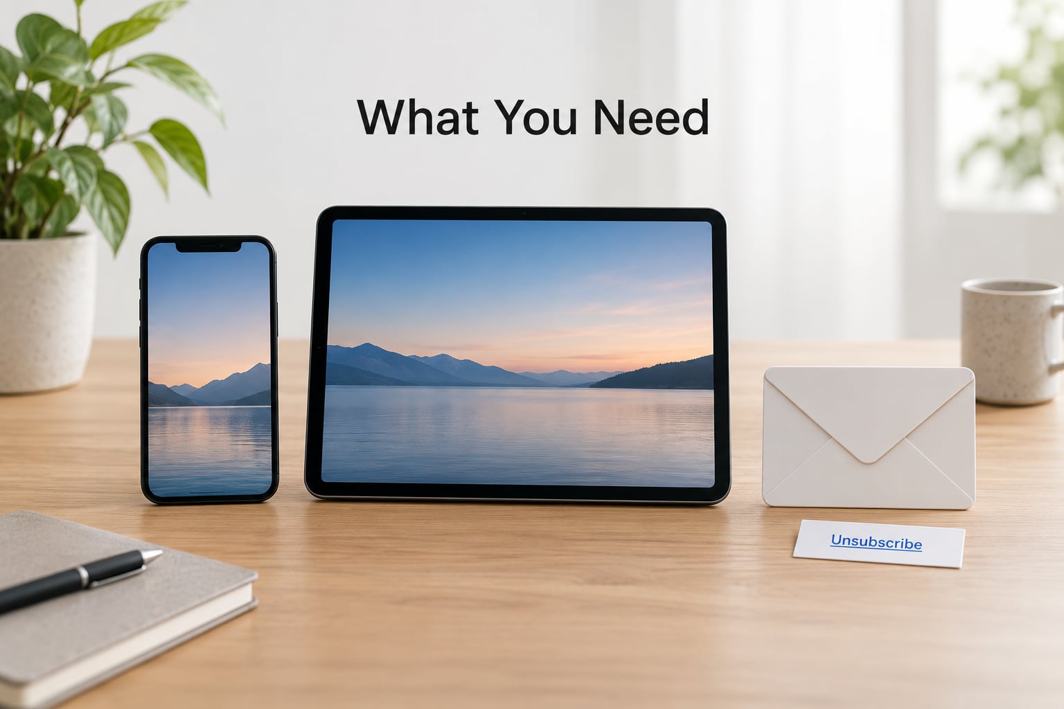 What You Need