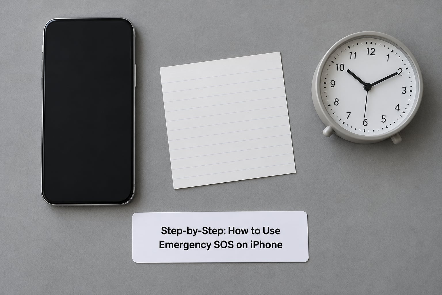 Step-by-Step: How to Use Emergency SOS on iPhone