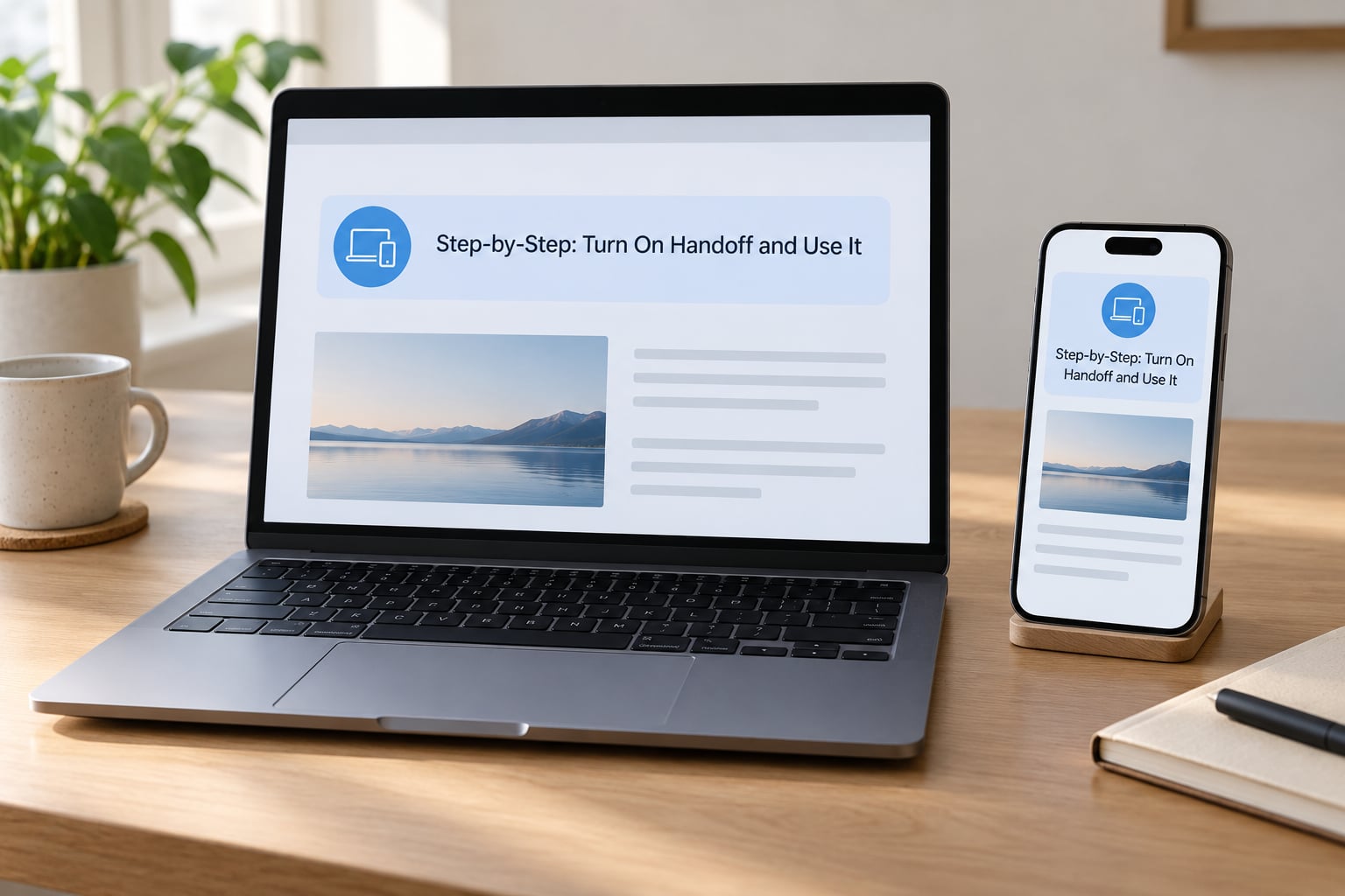 Step-by-Step: Turn On Handoff and Use It