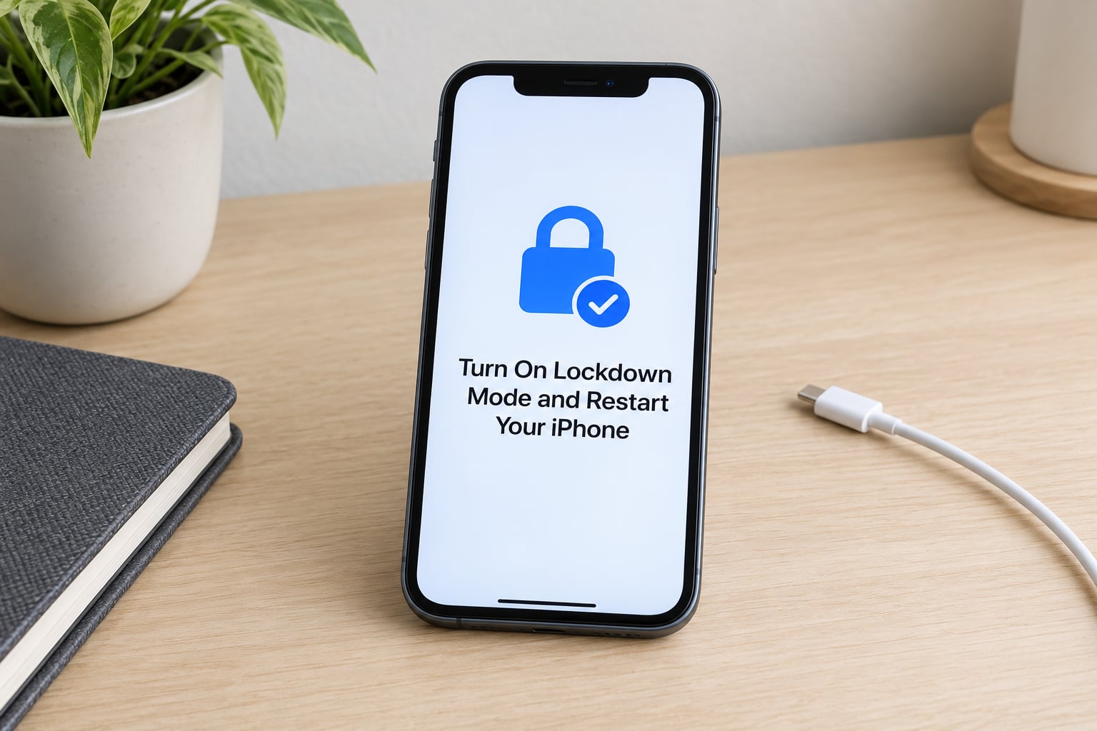 Turn On Lockdown Mode and Restart Your iPhone