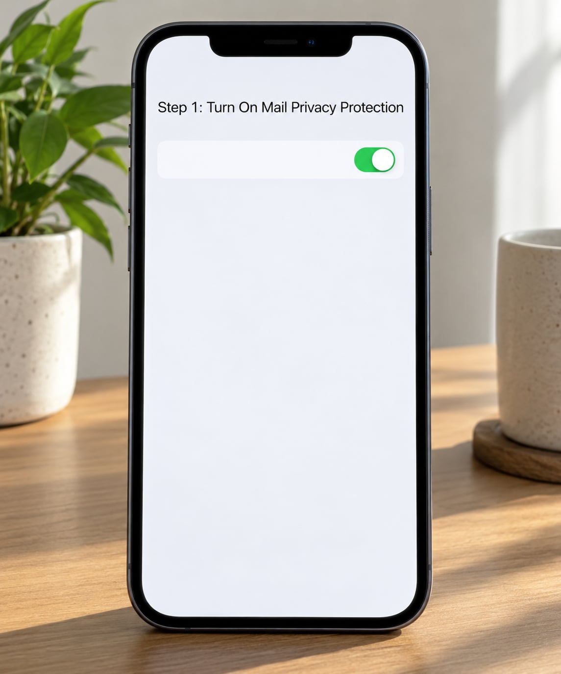 Step 1: Turn On Mail Privacy Protection
