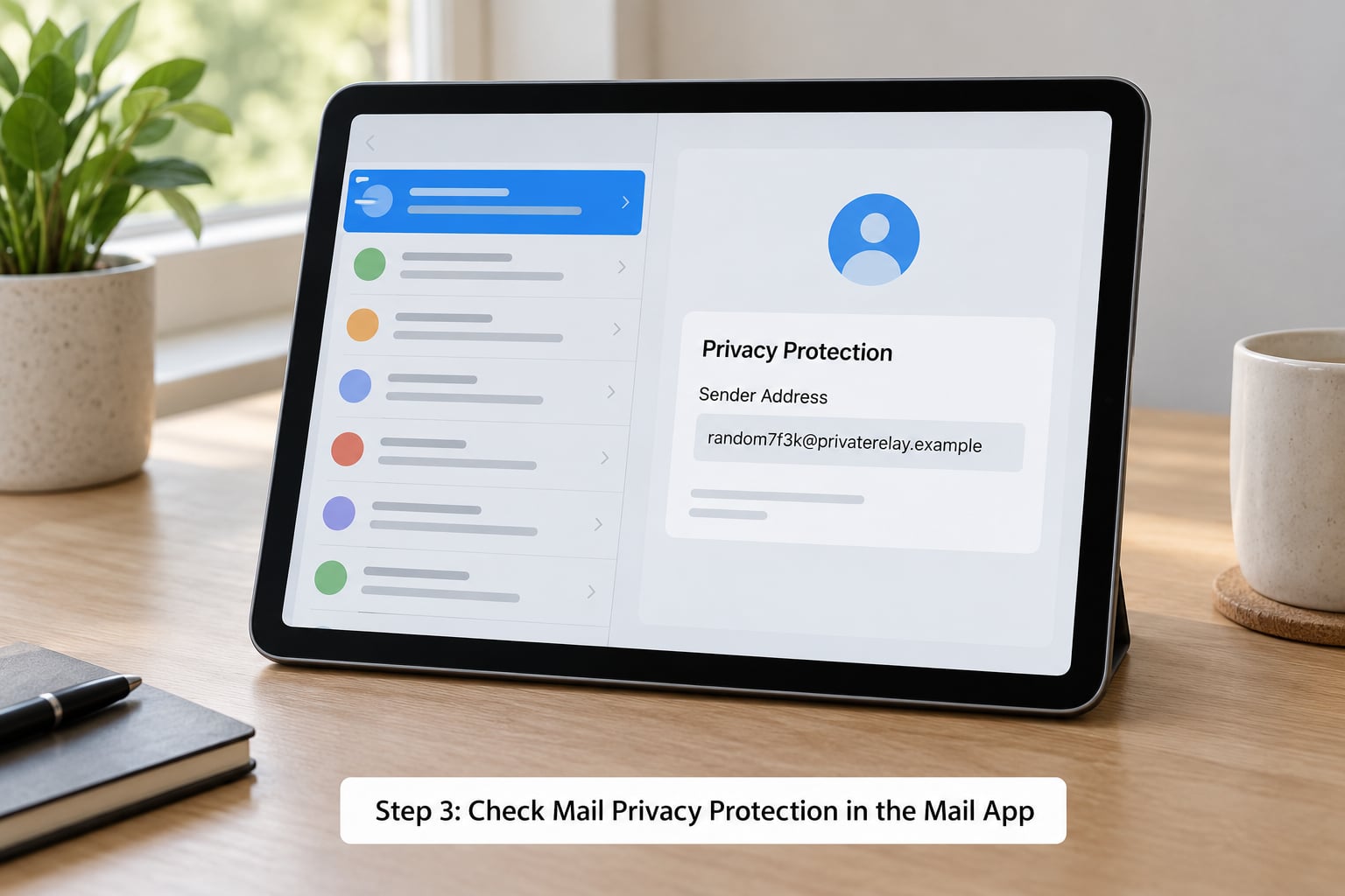Step 3: Check Mail Privacy Protection in the Mail App