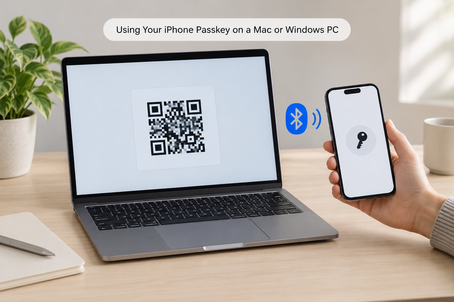 Using Your iPhone Passkey on a Mac or Windows PC