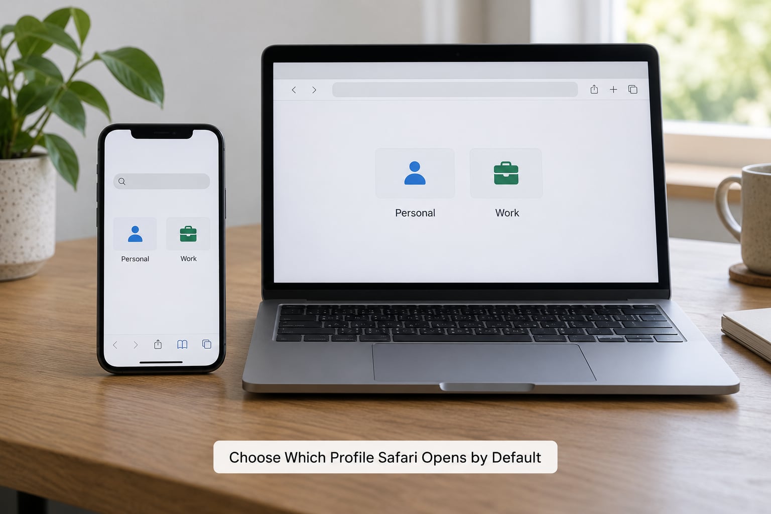 Choose Which Profile Safari Opens by Default