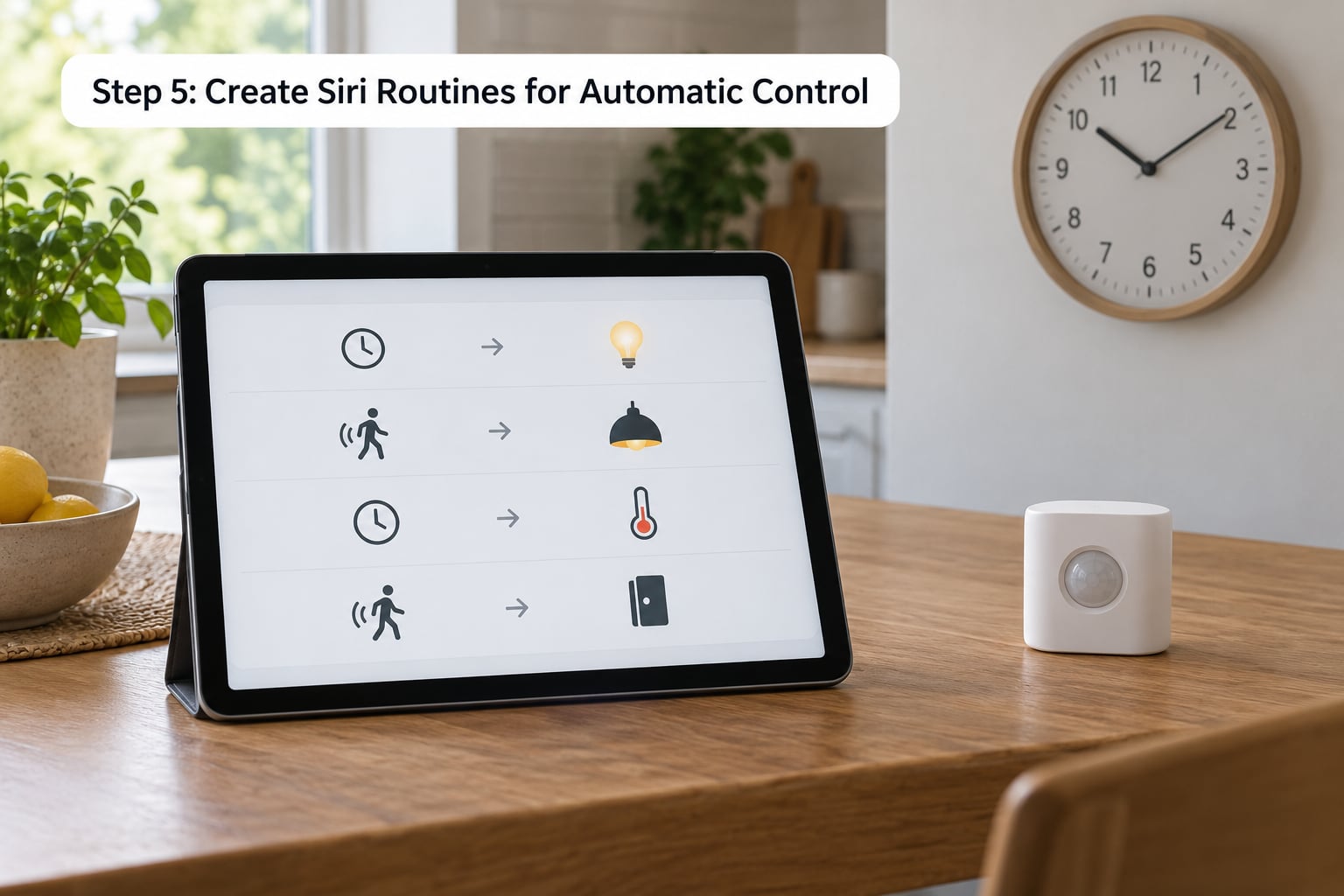 Step 5: Create Siri Routines for Automatic Control