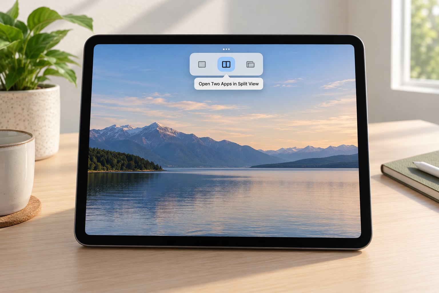 Open Two Apps in Split View