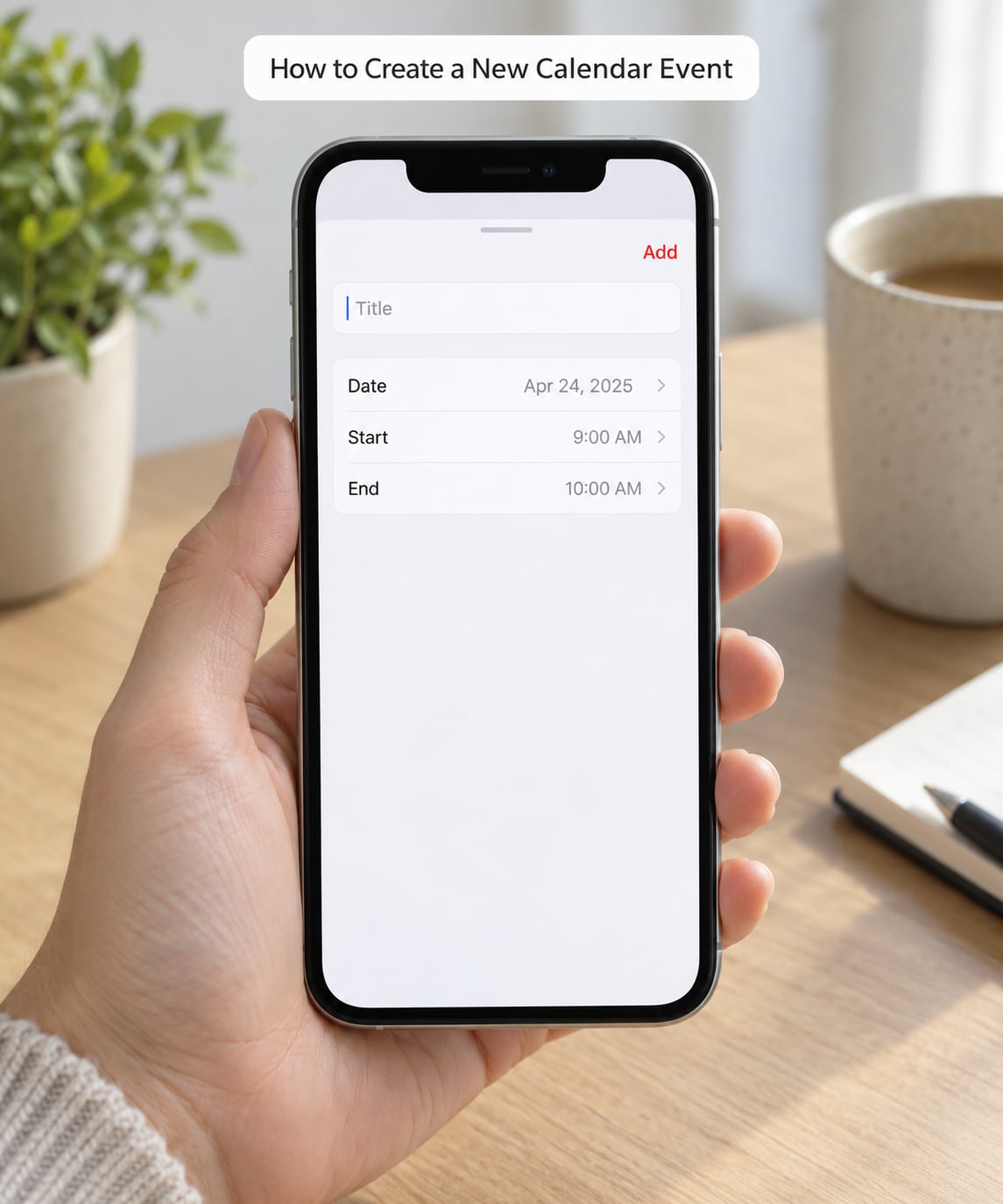 How to Create a New Calendar Event