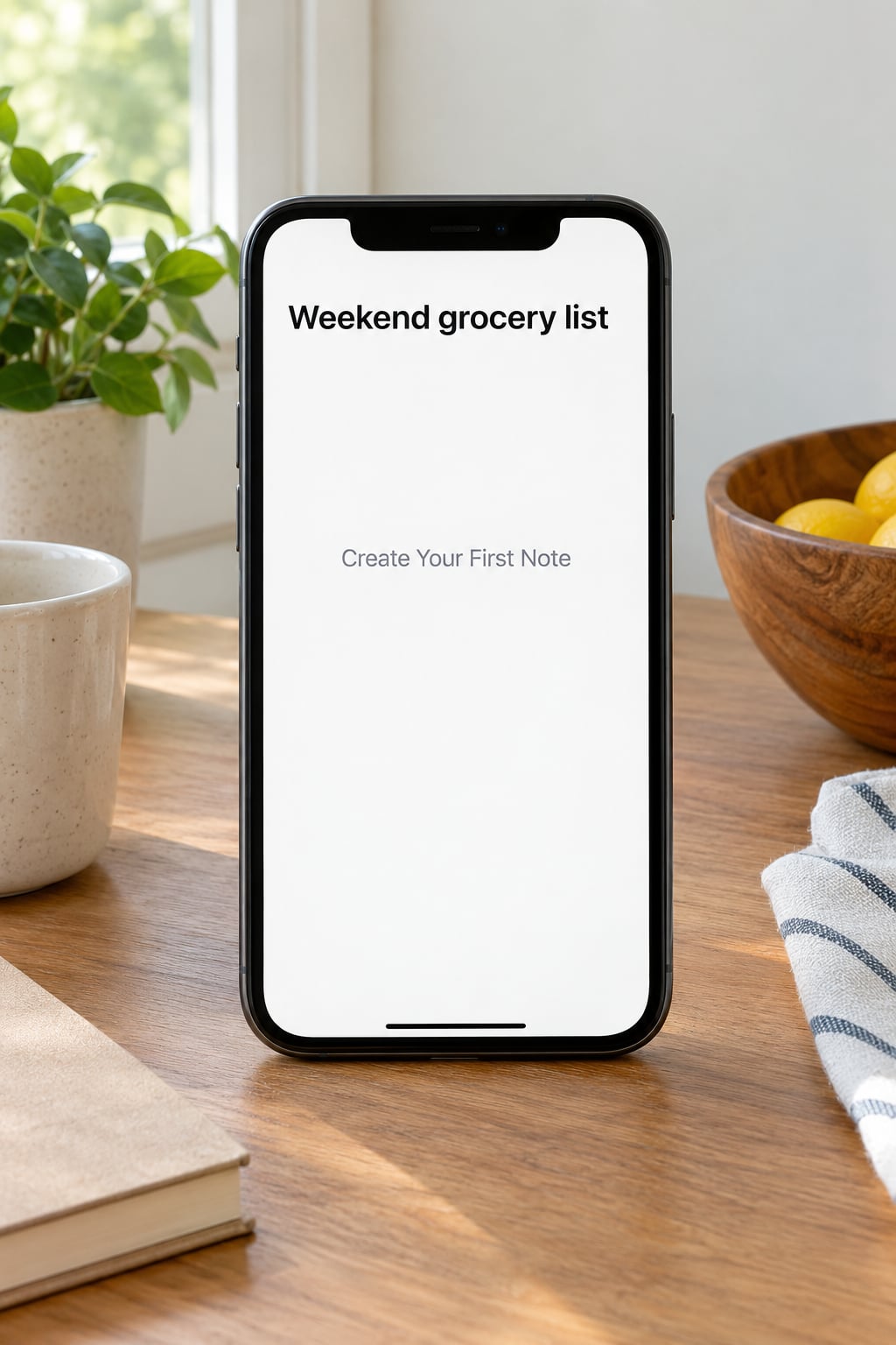 Create Your First Note
