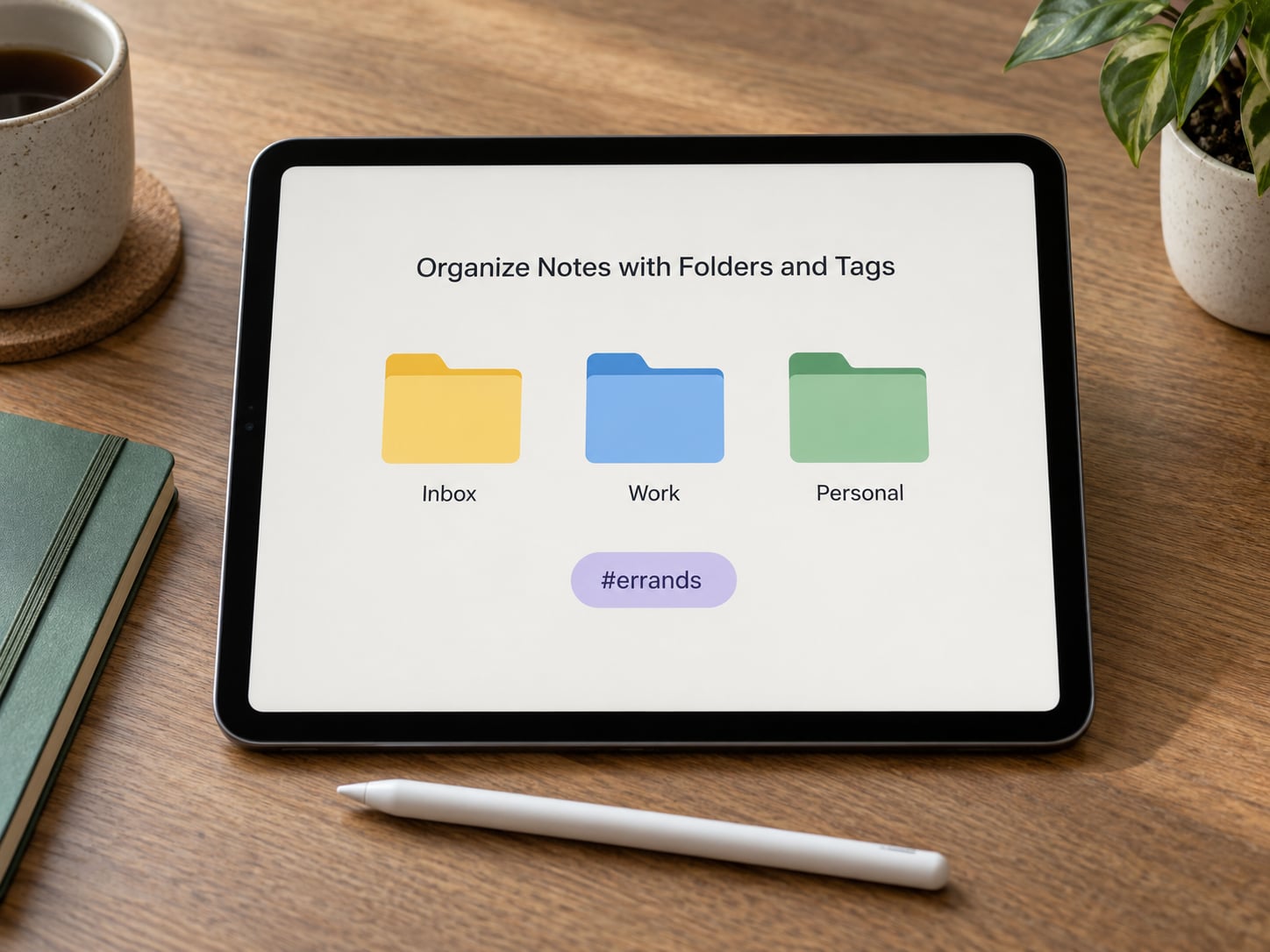 Organize Notes with Folders and Tags