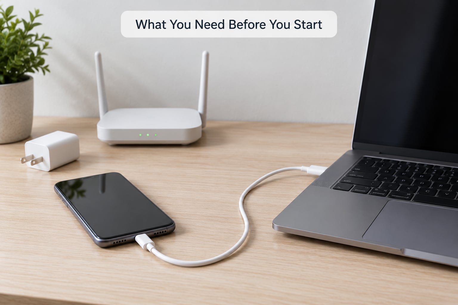 What You Need Before You Start